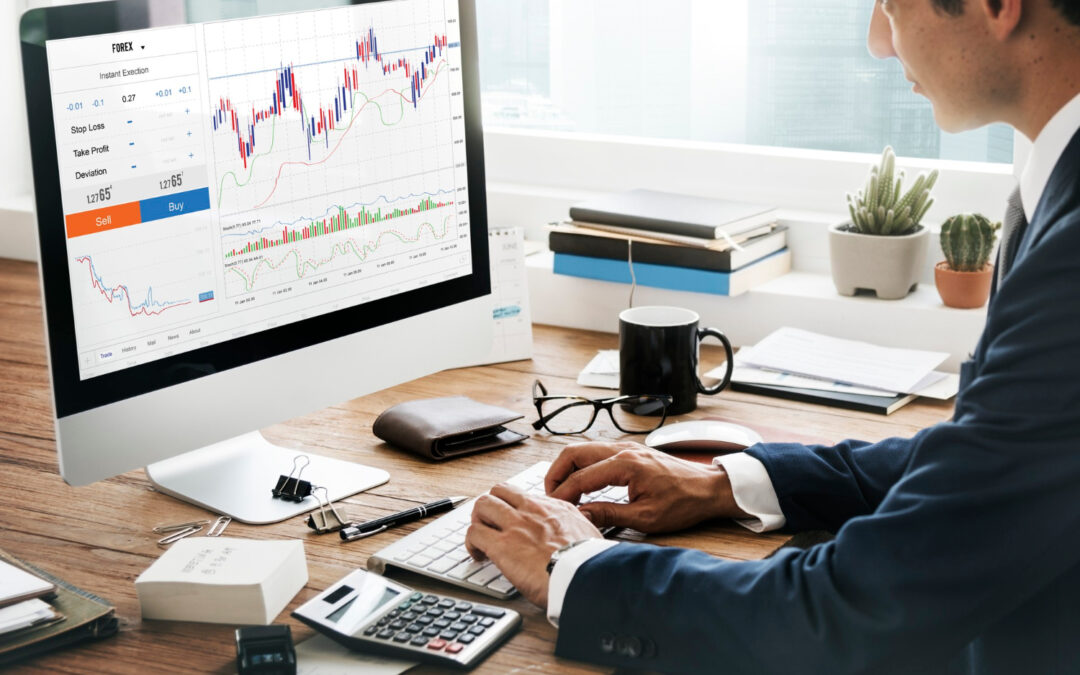 Forex Trade Graph Chart Concept